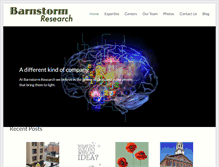 Tablet Screenshot of barnstormresearch.com